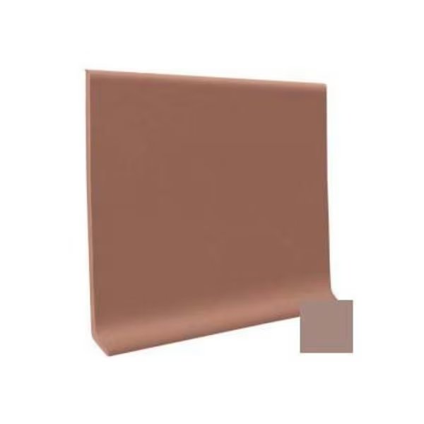 Cove Base Vinyl 4inX1/8inX48in - Fawn, Roppe, Mfr#: 40C83P140